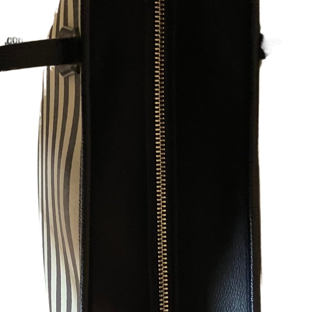 EUC Kate Spade Lori Navy & White Stripe Tote - Picture 5 of 13